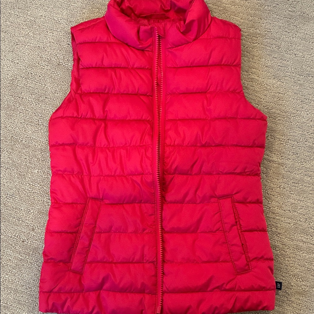 GAP Vibrant Red Puffer Vest